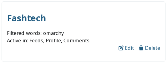 A screenshot of a filterlist that includes omarchy